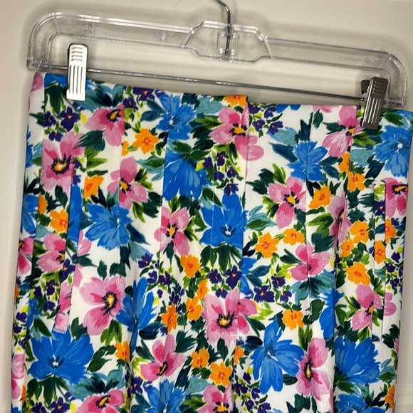 Zara Floral High Waisted Pants - Picture 4 of 11